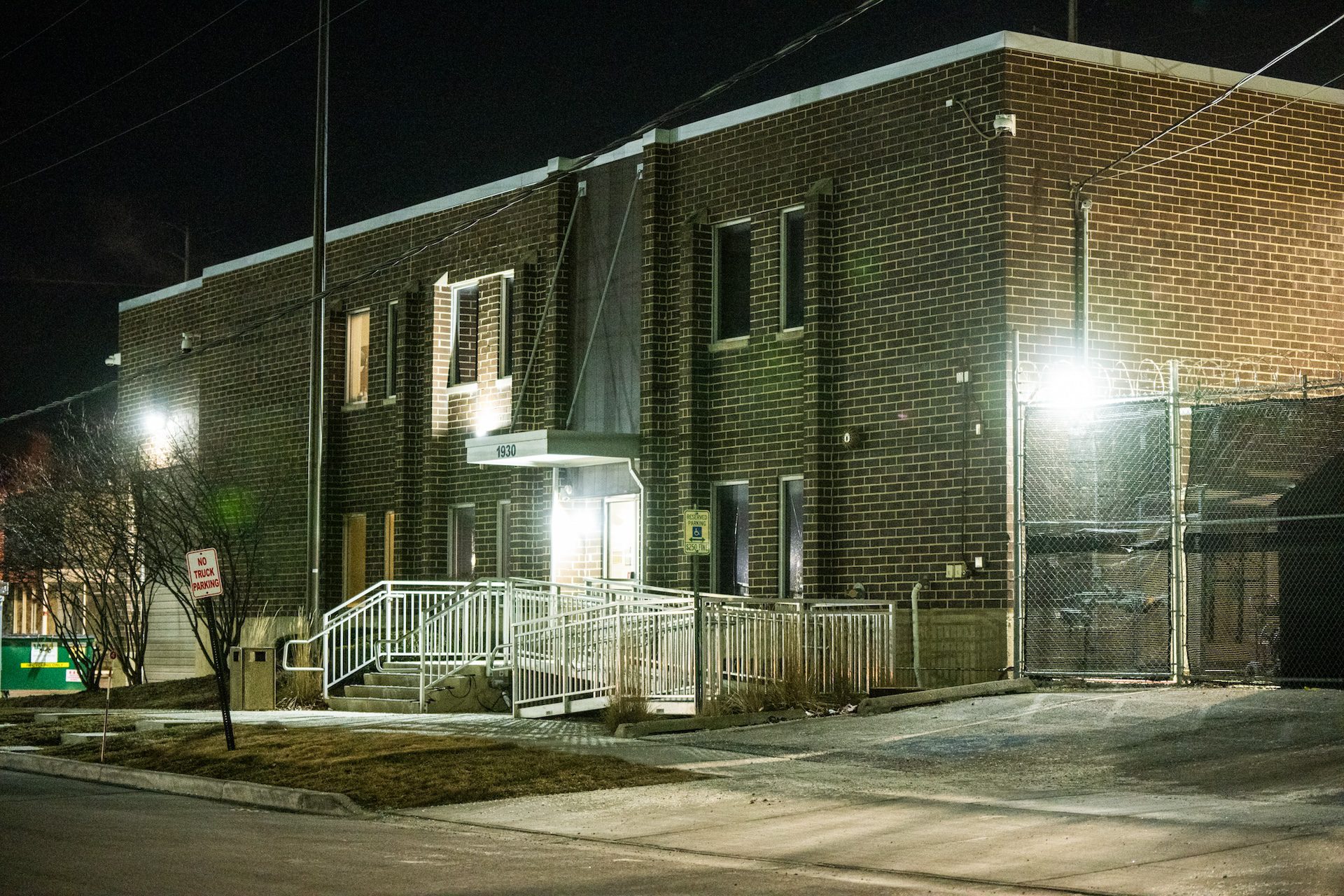 At two story brick building holds the US Immigration and Customs Enforcement center at 1930 Beach St., in Broadview, Ill., seen on Jan. 21, 2025.
